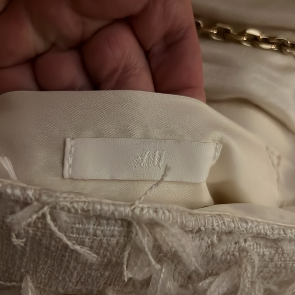 H&M textured white shoulder bag - Picture 10 of 13